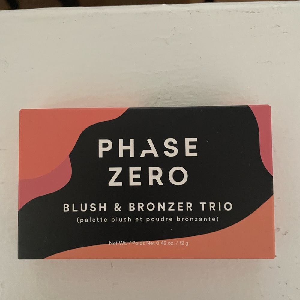 Phase Zero brand new blush and bronzer trio
